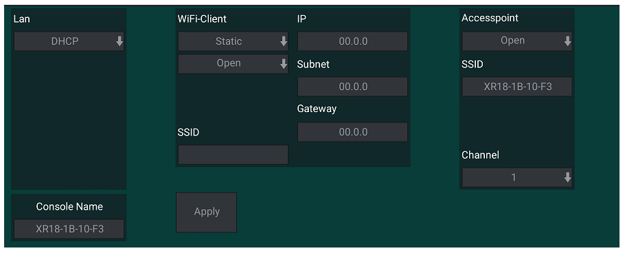 Setup Network Image